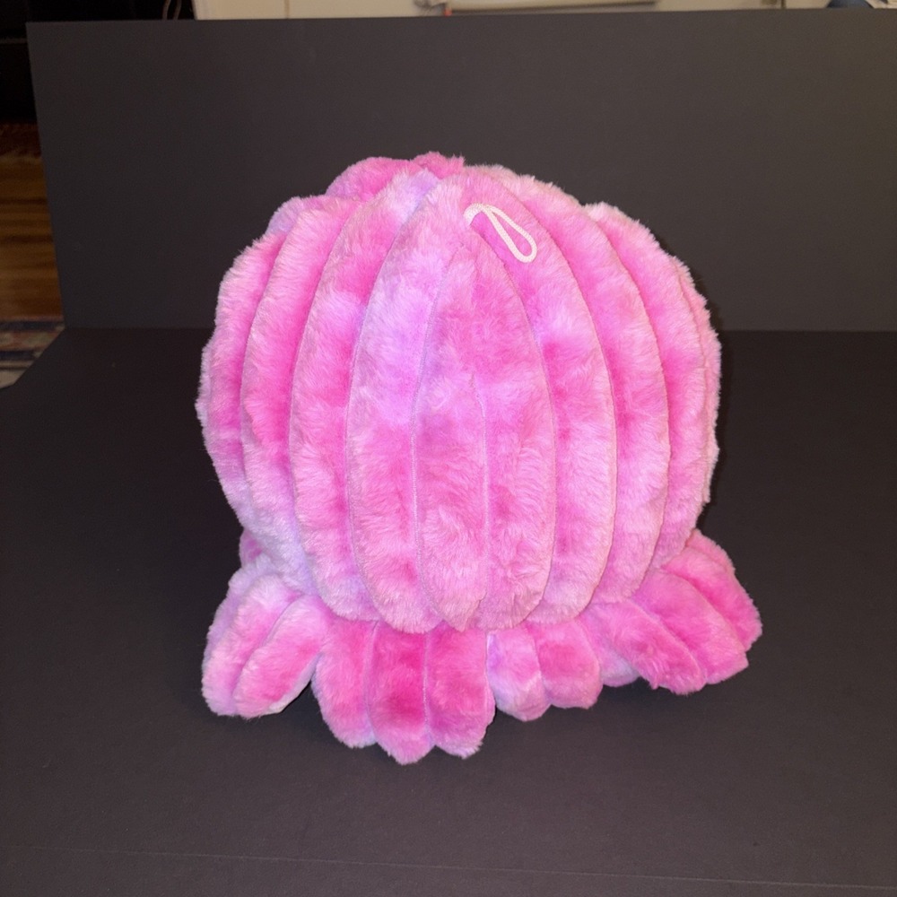 Oppy The Octopus 10" Plush Pink Stuffed Toy from Peek a Boo - Picture 3 of 5